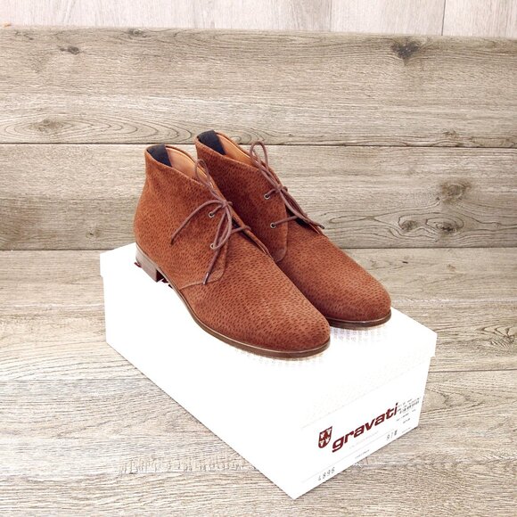 * NIB * $975 GRAVATI Richards Women's 9.5 W Wide Chukka 4896 * add $15 Trees - Picture 15 of 16